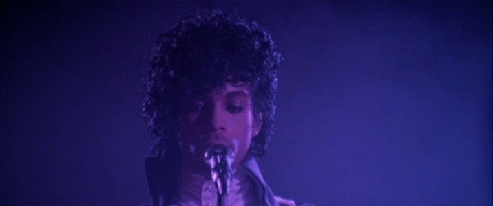 Prince serenading his audience in 